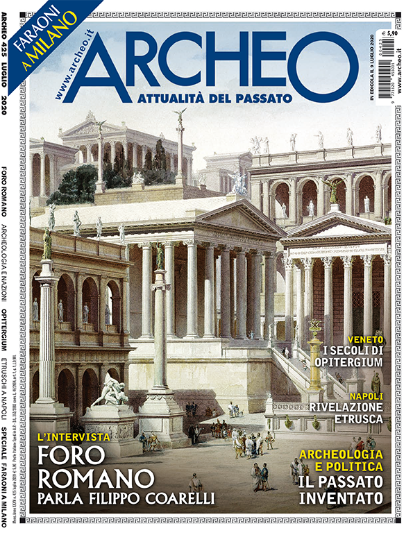 Copertina di Archeo n. 425, Luglio 2020