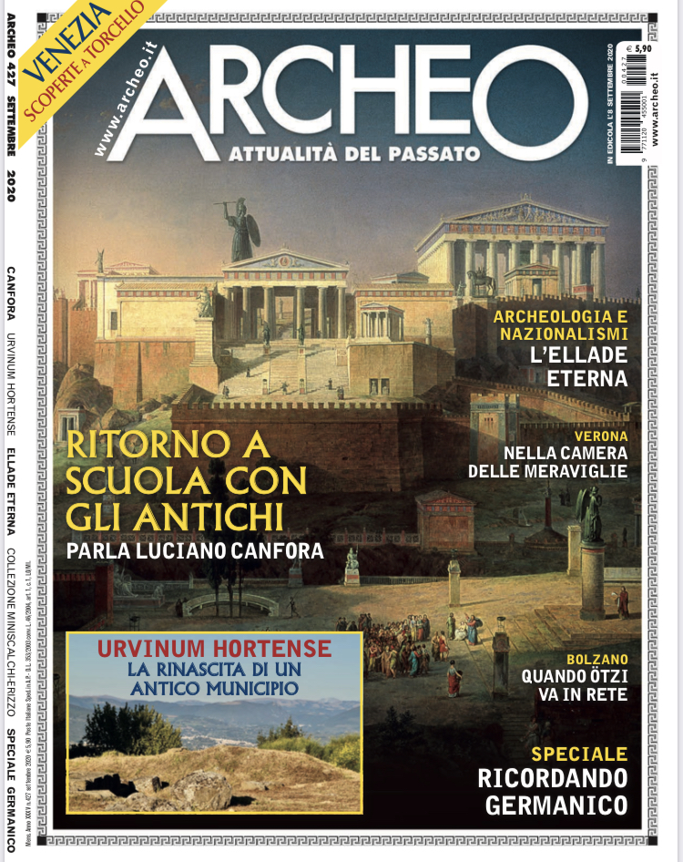 Copertina di Archeo n. 427, Settembre 2020